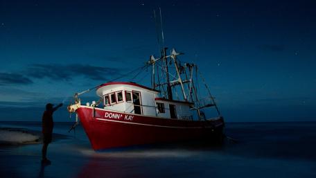 Midnight Serenity at the Seashore wallpaper