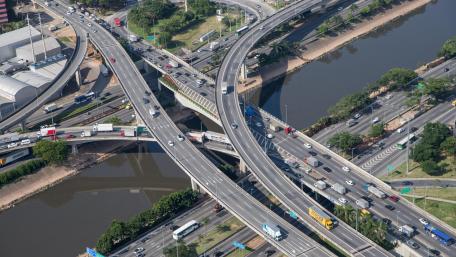 Interchange in São Paulo, Brazil wallpaper