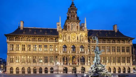Antwerp City Hall wallpaper