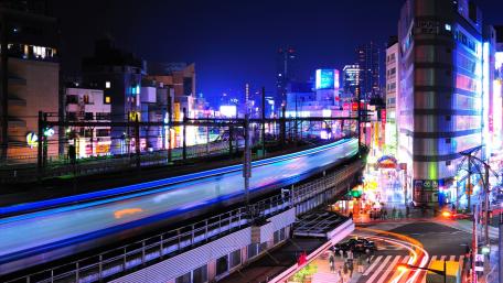 Night in Tokyo wallpaper