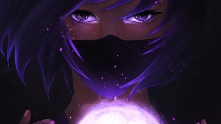 Purple Eyes wallpaper