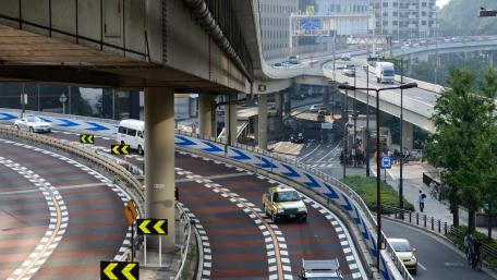 Akasaka-Mitsuke Junction in Tokyo wallpaper