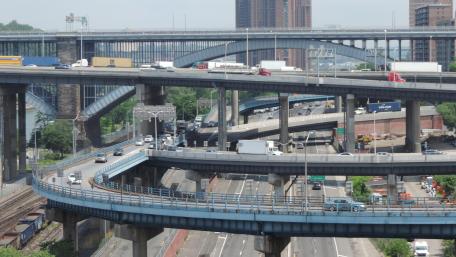Interchange of the Cross Bronx & Major Deegan Expressways wallpaper