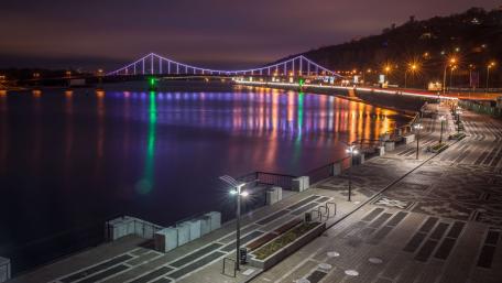 Parkovyi Bridge wallpaper