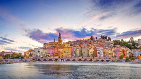 Menton, France wallpaper