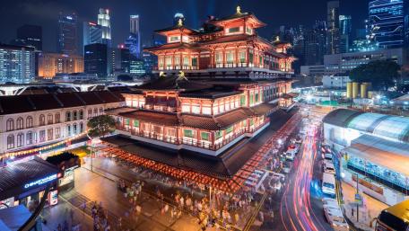 Buddha Tooth Relic Temple wallpaper