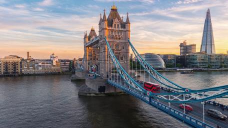 The Tower Bridge and The Shard wallpaper
