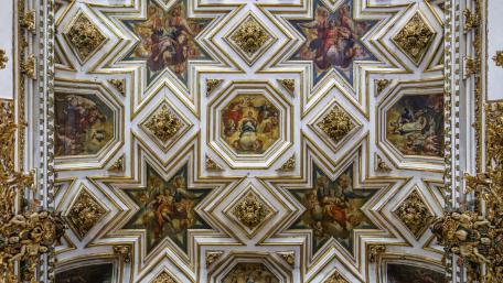 Ceiling of the São Francisco Church in Salvador wallpaper