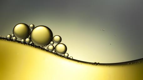 Gold water wallpaper