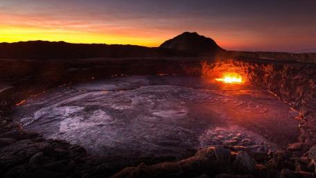 Dallol Volcano in Ethiopia wallpaper