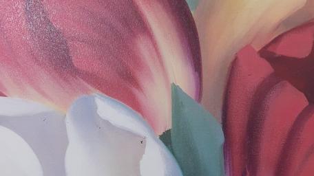 Vibrant Petals in Blooming Harmony wallpaper
