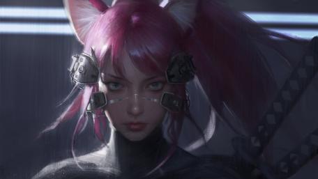 Catgirl wallpaper