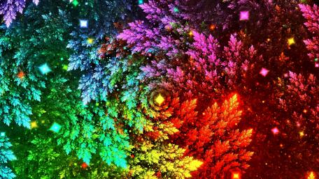 Whirling Spectrum Burst wallpaper