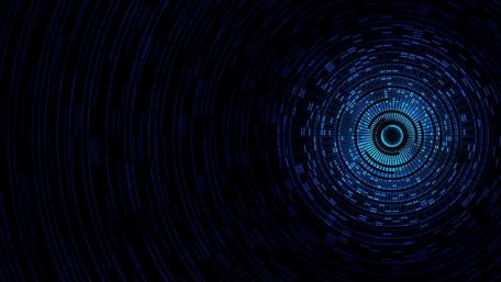 Blue Vortex of Mystery wallpaper