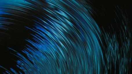 Swirling Turquoise and Blue Abstract Wallpaper wallpaper