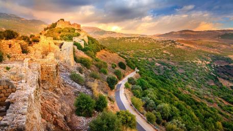 Golan Heights, Nimrod Fortress National Park wallpaper