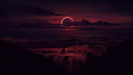 Solar eclipse wallpaper