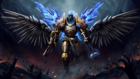 Winged warrior wallpaper