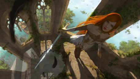 Female character wallpaper
