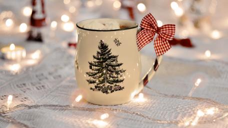 Cozy Christmas Hot Chocolate wallpaper