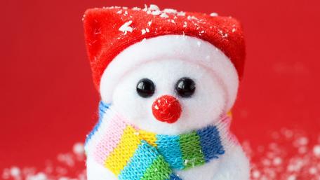 Festive Snowman Fun for the Holiday Season wallpaper