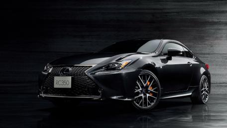 Sleek Black Lexus RC350 Wallpaper wallpaper