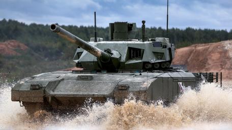 Powerful Tank in Action wallpaper
