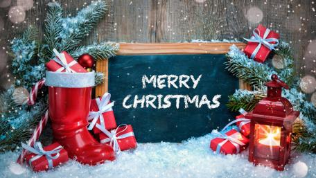 Christmas Joy in Festive Wonderland wallpaper