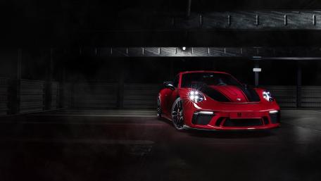 Red Porsche 911 GT3 Exudes Power and Elegance wallpaper
