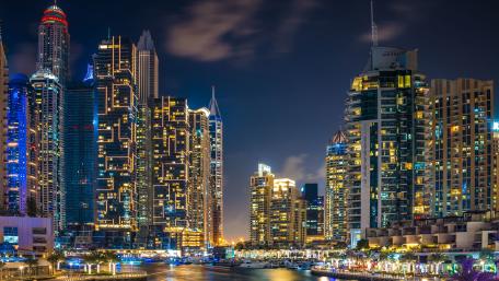 Lights of Dubai wallpaper