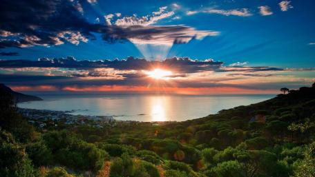 Cape Town sunset wallpaper