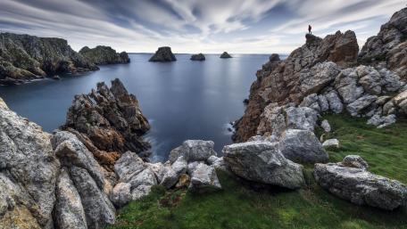 Magnificent Coastal Landscape Viewpoint wallpaper