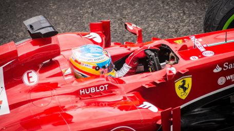 Speeding Through Excellence: A Stunning F1 Close-Up wallpaper