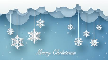 Winter Wonderland Christmas Snowflakes wallpaper