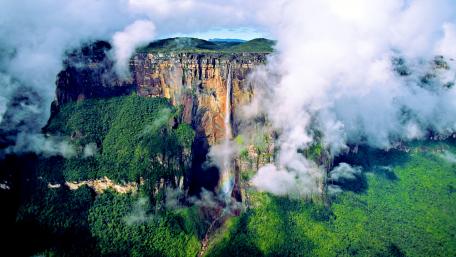 Mt Roraima and Angel Falls wallpaper