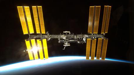 International Space Station in Stunning Detail wallpaper