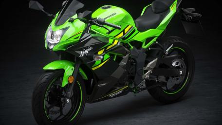 Vibrant Kawasaki Ninja Wallpaper Ideal for Bikers and Enthusiasts wallpaper