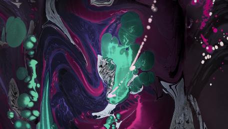 Enigmatic Swirl of Colors and Motion wallpaper