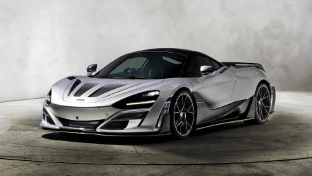 Sleek Silver McLaren 720S Supercar Wallpaper wallpaper