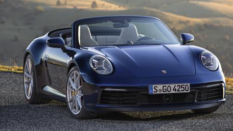 Sleek Luxury of the Porsche 911 Carrera Cabriolet wallpaper