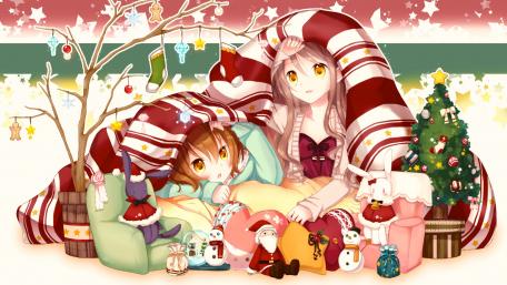 Anime Xmas wallpaper