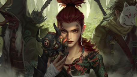Jungle Warrior Girl wallpaper
