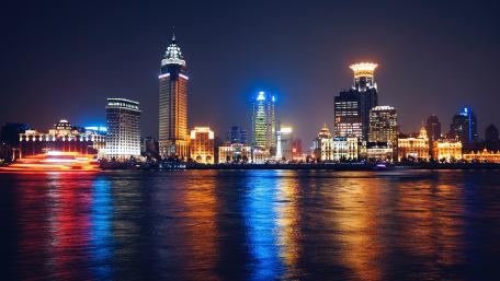 Shanghai night wallpaper