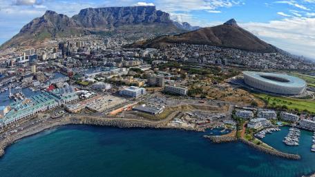 Cape Town aerial view wallpaper