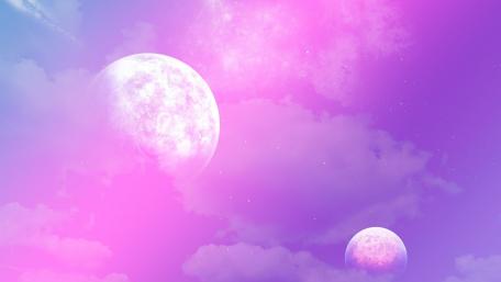Pink moon wallpaper
