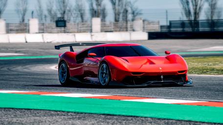 Ferrari on the Track in 4K Precision wallpaper