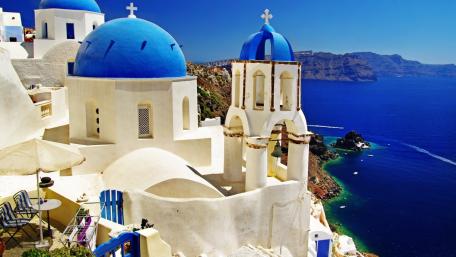 Fira, Santorini wallpaper