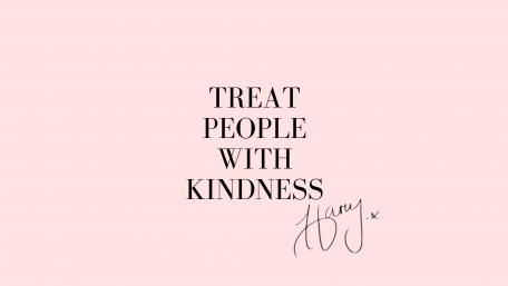 Treat people with kindness wallpaper