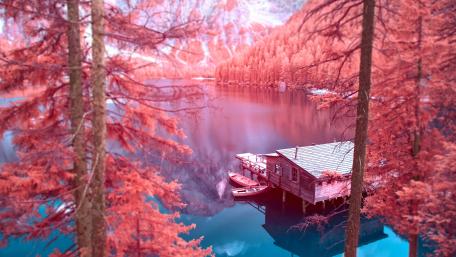 Pragser Wildsee wallpaper