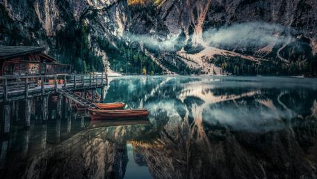 Pragser Wildsee wallpaper